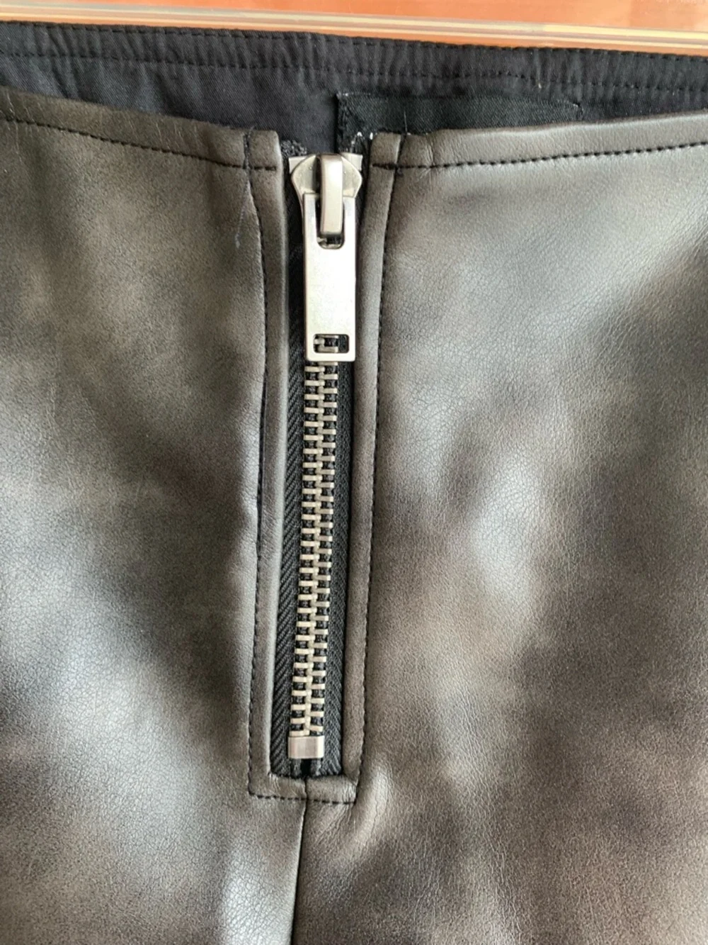 NWT Dolls Kill Current Mood “Pleather” Fringe Black Shorts, XXL - Picture 3 of 10